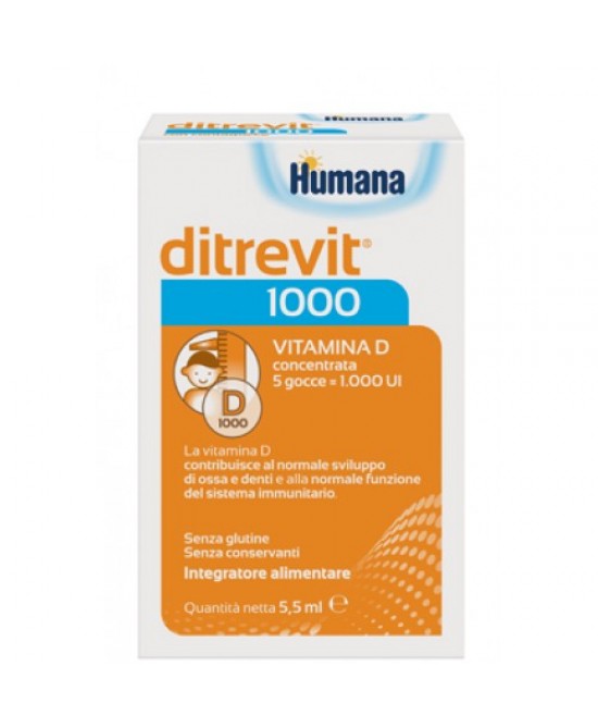 

Ditrevit 1000 Humana Gocce 5,5ml