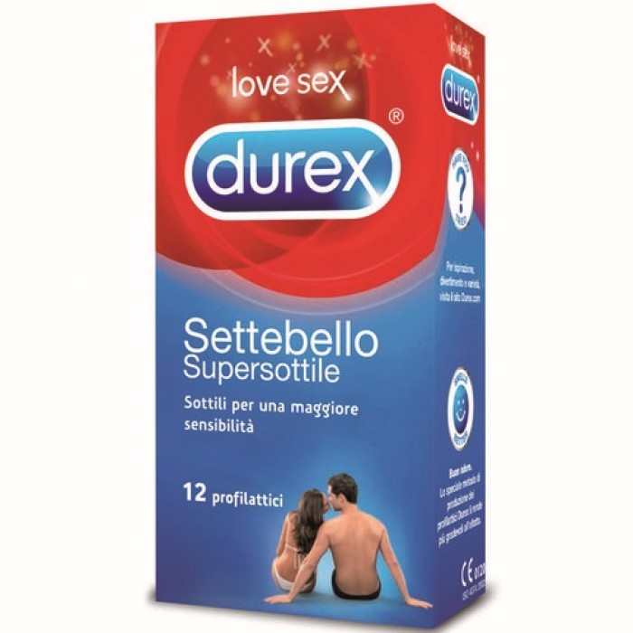 Image of Settebello Supersottile Durex(R) 12 Profilattici