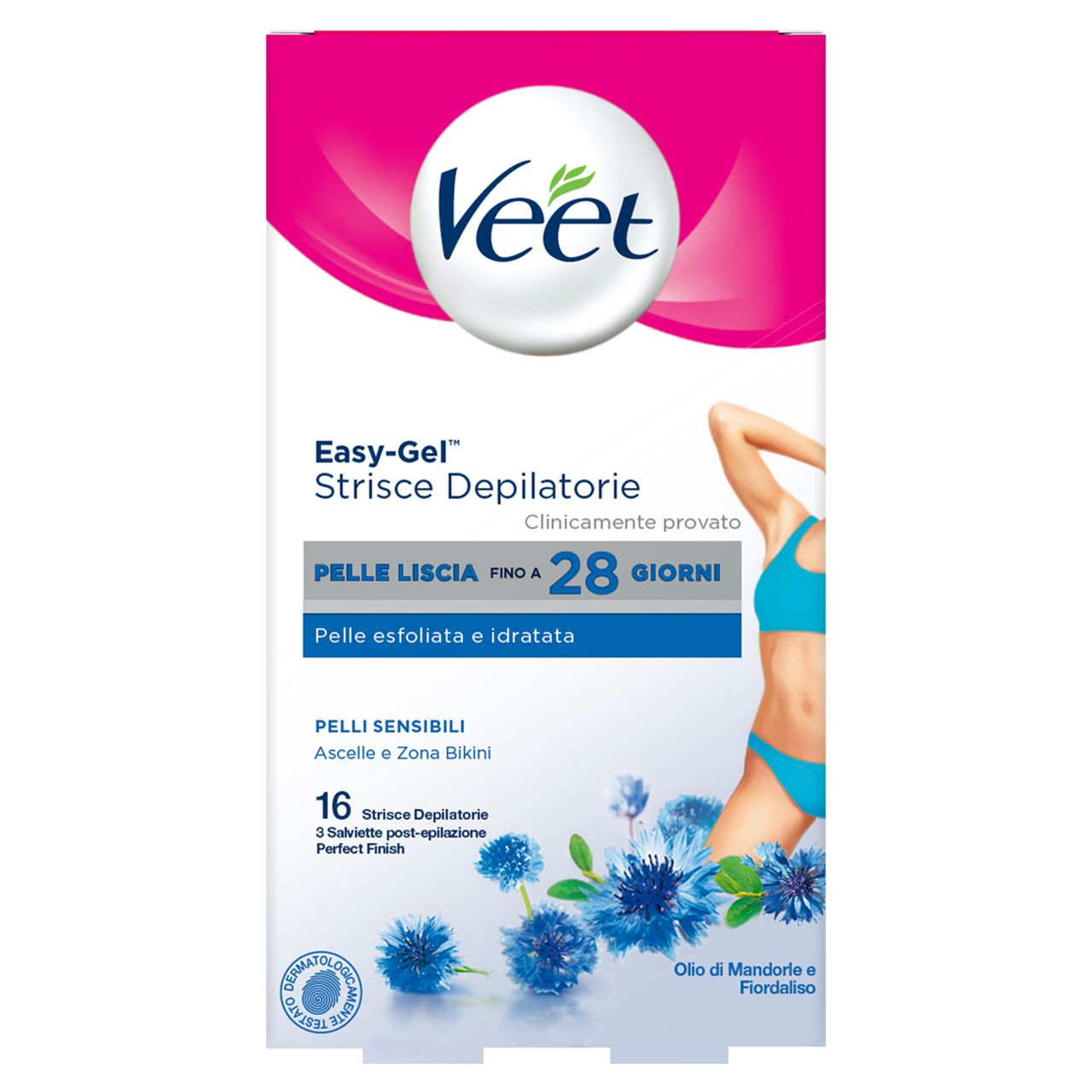 

Easy-Gel™ Strisce Depilatorie Veet 16 Pezzi