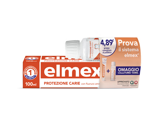 Image of elmex(R) Protezione Carie Dentifricio + Omaggio Colluttorio