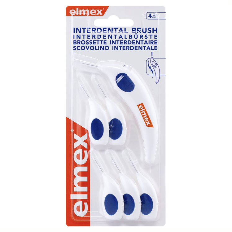 Image of elmex(R) Scovolino Interdentale 4mm 6 Testine + 1 Manico033