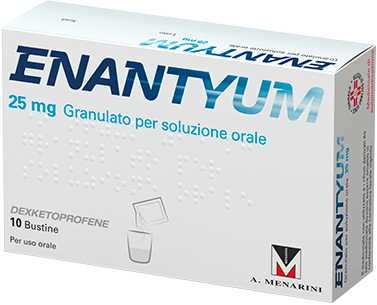 Image of Enantyum 25mg Granulato Per Soluzione Orale Menarini 10 Bustine033