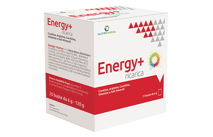 

Energy+ ricarica NutriFarma by Aqua Viva 20 Buste