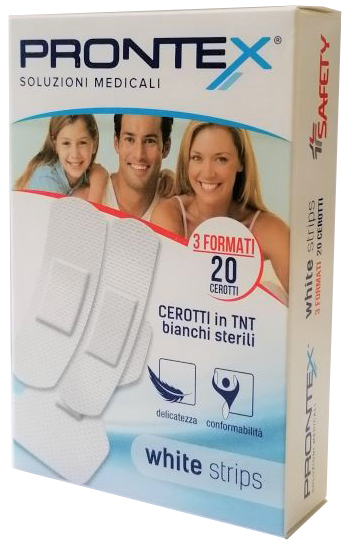 

Safety Prontex White Strips Cerotti Bianchi 20 Cerotti Assortiti