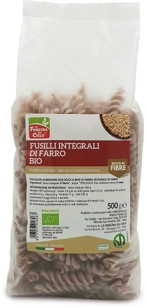 

Fusilli Integrali Di Farro Bio