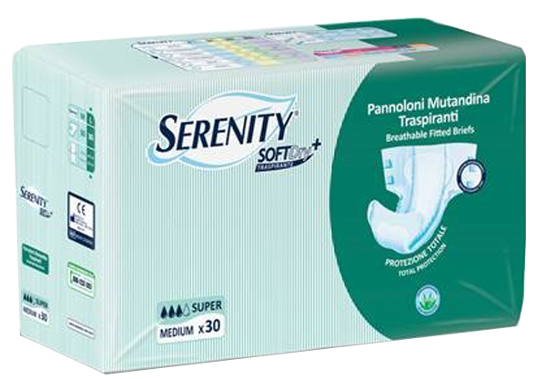 

Serenity Pannoloni Mutandina Soft Dry+ Super Taglia Medium 30 Pezzi