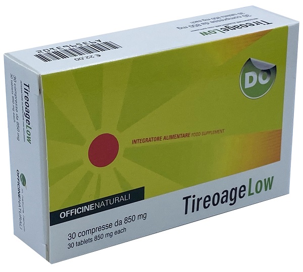 

Tireoage Low 30cpr 850mg