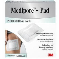 Image of Medipore+pad Med 10x10cm 5pz 930133828