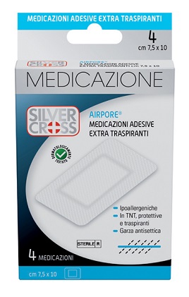 

Silver Cross Airpore Medicazione Adesiva 7,5x10cm 4 Pezzi