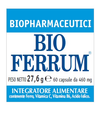 BioPharmaceutici Bio Ferrum Integratore Alimentare 60 Capsule