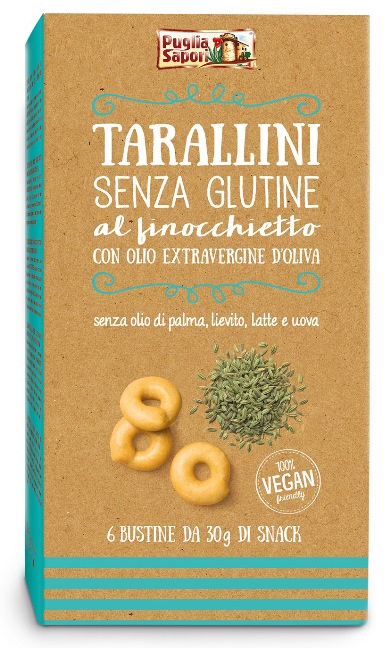 

Puglia Sapori Tarallini Finocchietto Senza Glutine 6x30g