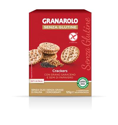 Granarolo Cracker Grano Saraceno E Semi Di Papavero Senza Glutine 125g