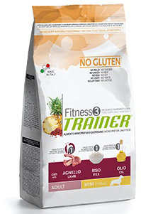 Nova Foods Trainer Fitness 3 Adult Mini Agnello Riso Olio 2kg