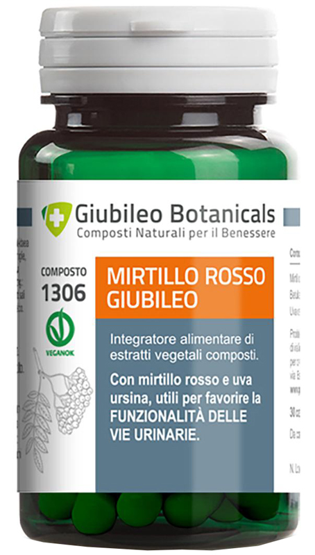 Image of Mirtillo Rosso Giubileo Integratore Alimentare 30 Capsule