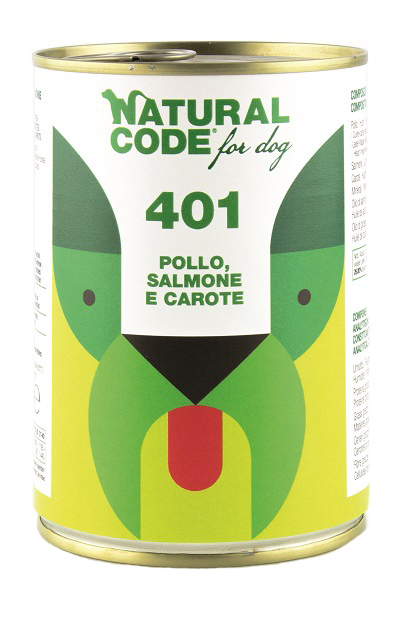 Image of For Dog 401 Pollo, Salmone e Carote - 400GR