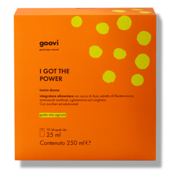 

Goovi I Got The Power Tonico Donna Integratore Alimentare 10 Bustine Gel x 25ml