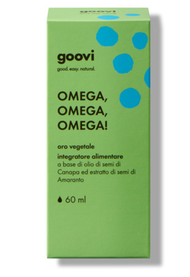 Image of Goovi Omega, Omega, Omega! Oro Vegetale Integratore Alimentare 60ml