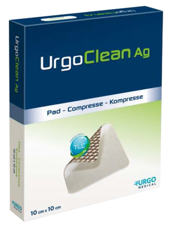 Image of Urgo Medical Urgoclean Ag/Silver Medicazione Sterile 10x10cm 5 Pezzi