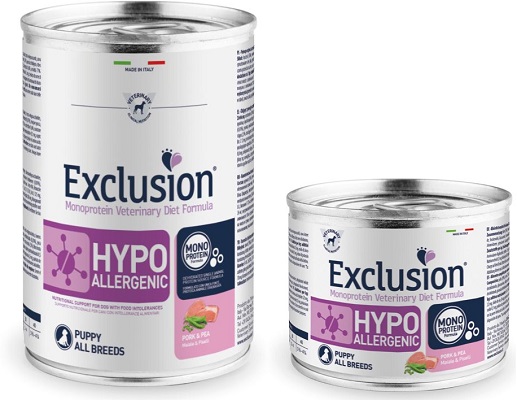 Image of EXCLUSION MD HYP PORK/PEA 400G