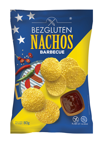 Image of Nachos Barbecue Bezgluten 80g