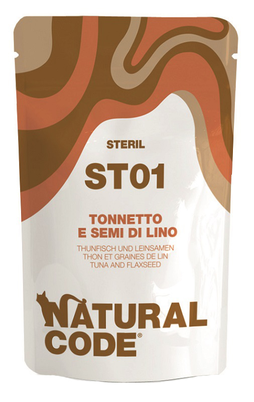 Image of ST01 Tonnetto e Semi di Lino Gatti Sterilizzati - 70GR