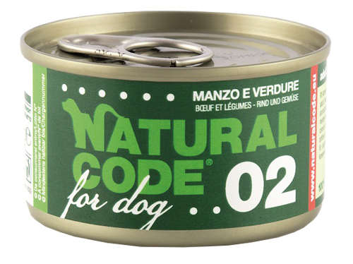 Image of Adult Dog 02 Manzo e Verdure - 90GR