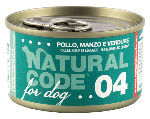 Image of Adult Dog 04 Pollo, Manzo e Verdure - 90GR