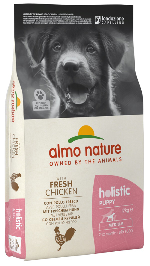 Image of Holistic Fresh Medium Puppy Pollo e Riso - 12KG
