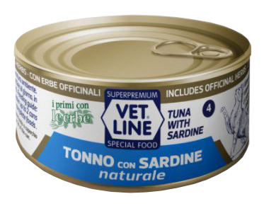 Image of VET LINE GATTO TONNO+SARD 70G