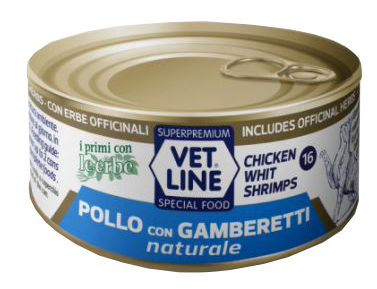 Image of VET LINE GATTO POLLO+GAMB 70G033