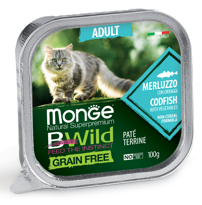 Image of BWild Adult Paté Terrine Merluzzo con Ortaggi - 100GR033