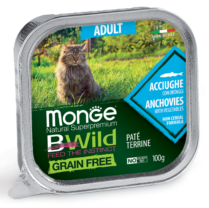 Image of BWild Adult Paté Terrine Acciughe con Ortaggi - 100GR033