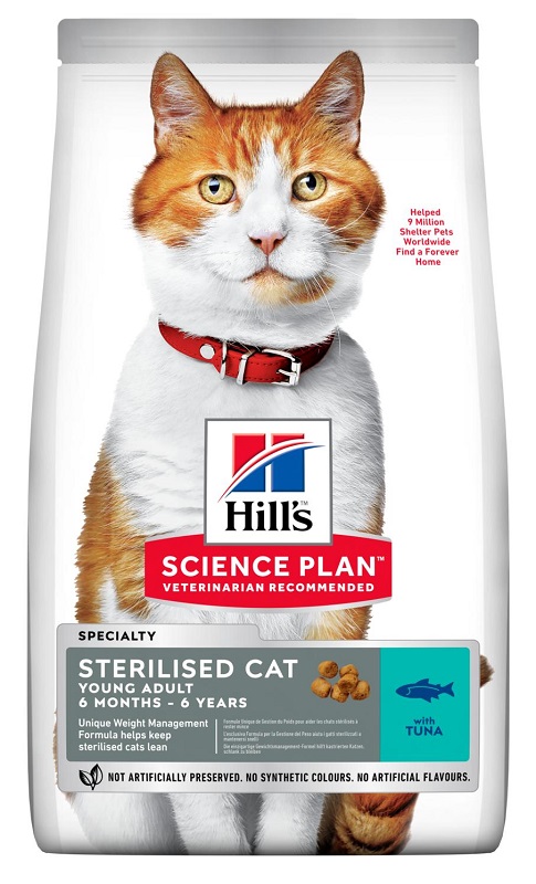 Image of Science Plan Adult Sterilised Cat con Tonno - 7KG033