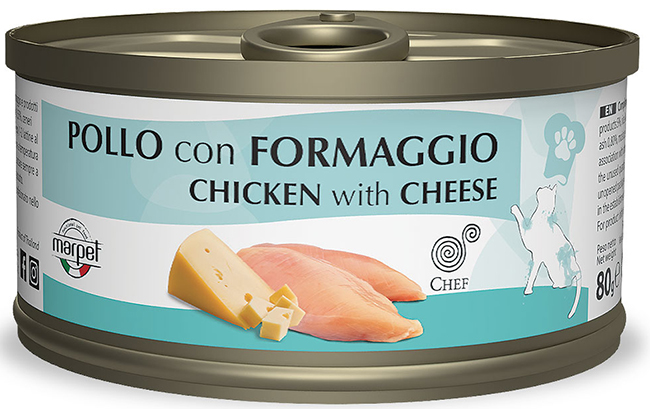 Image of Aequilibriavet Chef Pollo con Formaggio - 80GR