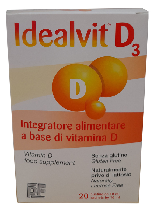 Idealvit D3 Pavia Farmaceutici 20 Stick Da 10ml