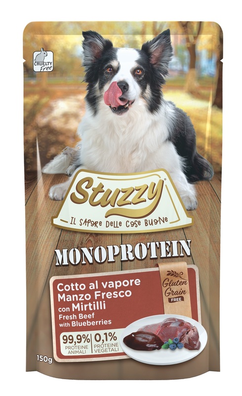 Image of Monoprotein Grain & Gluten Free con Manzo Fresco e Mirtilli - 150GR033