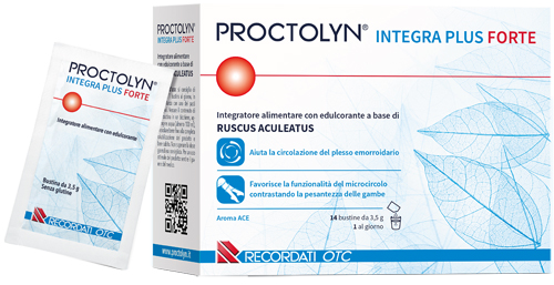 Image of Proctolyn Integra Plus Forte Recordati OTC 14 Bustine033