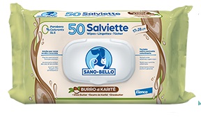 Image of Salviette Detergenti al Burro di Karitè - Salviette