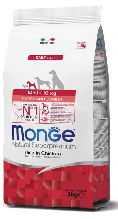 Image of Natural Superpremium Mini Puppy & Junior Ricco di Pollo - 800GR033