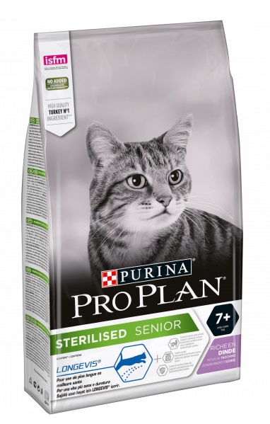 Pro Plan Sterilised 7+ con Tacchino - 1,50KG