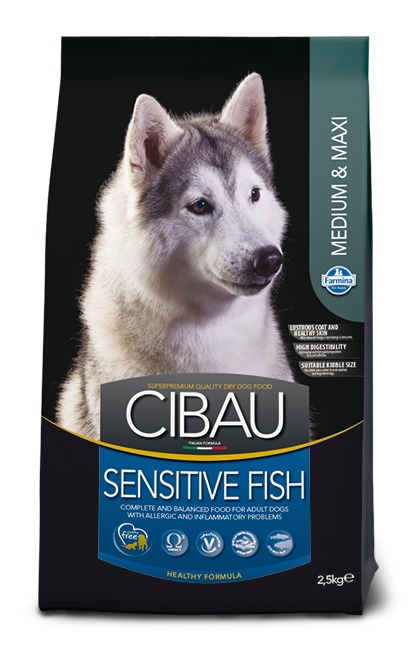 Image of CIBAU SENSITIVE FISH M&MAX12KG033