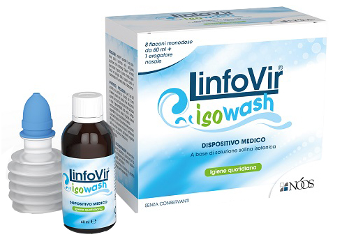 IsoWash LinfoVir Soluzione Isotonica Noos 8 Flacaoni
