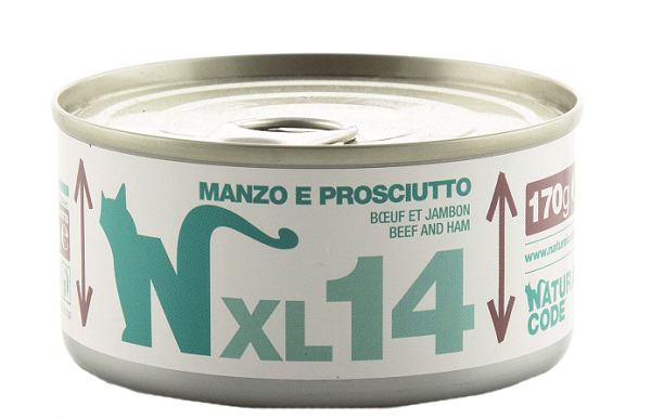 XL 14 con Manzo e Prosciutto - 170GR