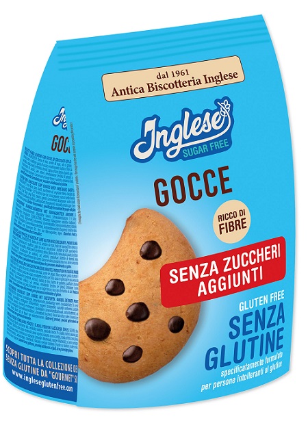 Image of Biscotti Gocce Senza Zuccheri Aggiunti Inglese 200g