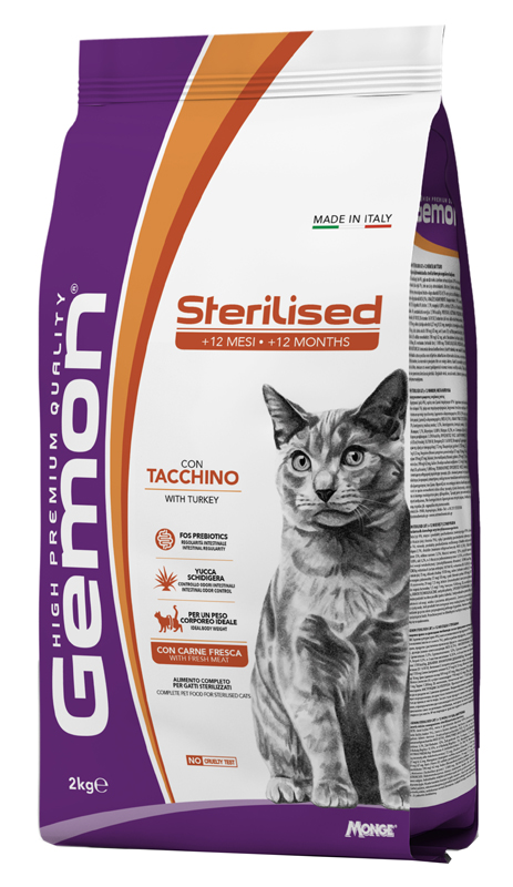 Image of Cat Adult Sterilised Tacchino - 2KG