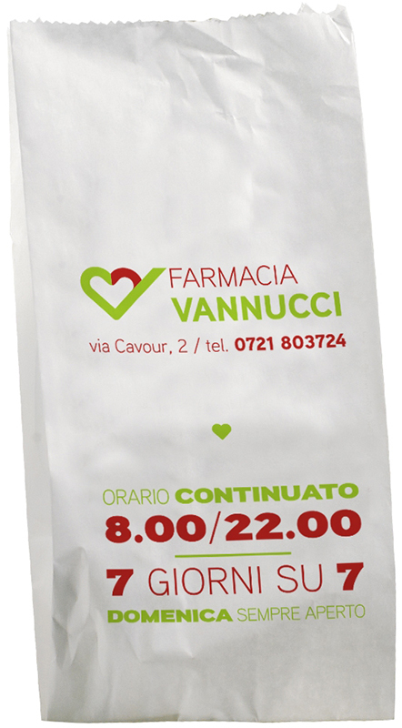 Image of Sacchetto Carta 14+ Pahrma Bag 10x30