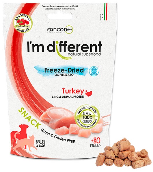 Image of I&#39;M DIFFERENT SNACK TURKEY 40G033