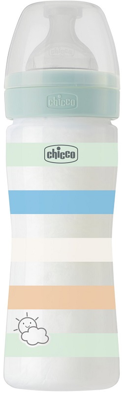 Image of Biberon Well Being PP Azzurro 250ml CHICCO033