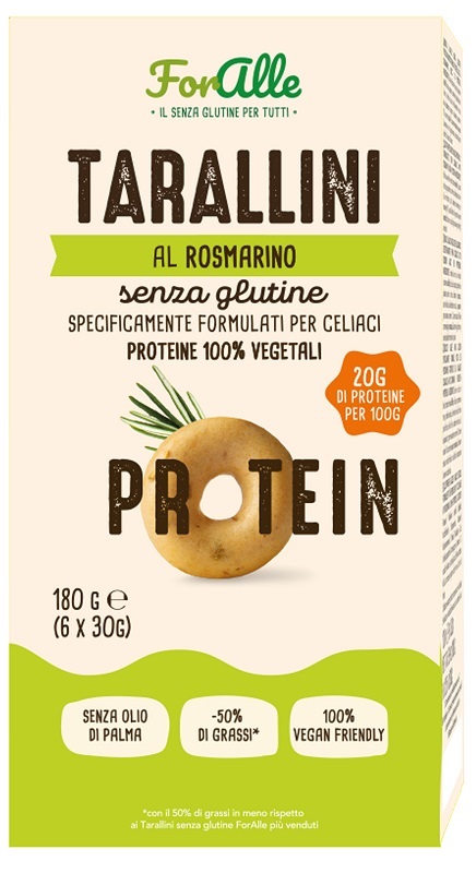 Image of Tarallini Protein al Rosmarino ForAlle 180g033