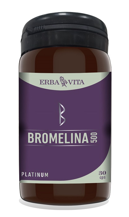 Platinum - Bromelina 500 Integratore Alimentare Antiossidante 30 Capsule